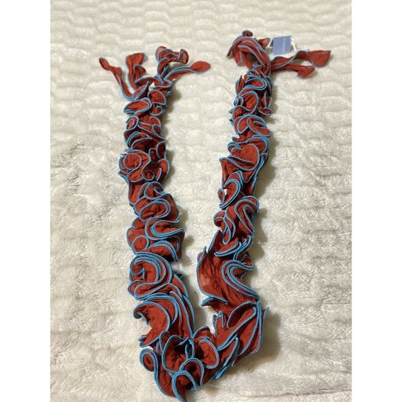 NWT Powder SCARF Trinity Teal Viscose New - Picture 5 of 6